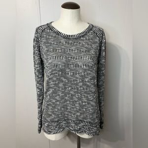 Kut from the‎ Kloth black and white knit sweater size small